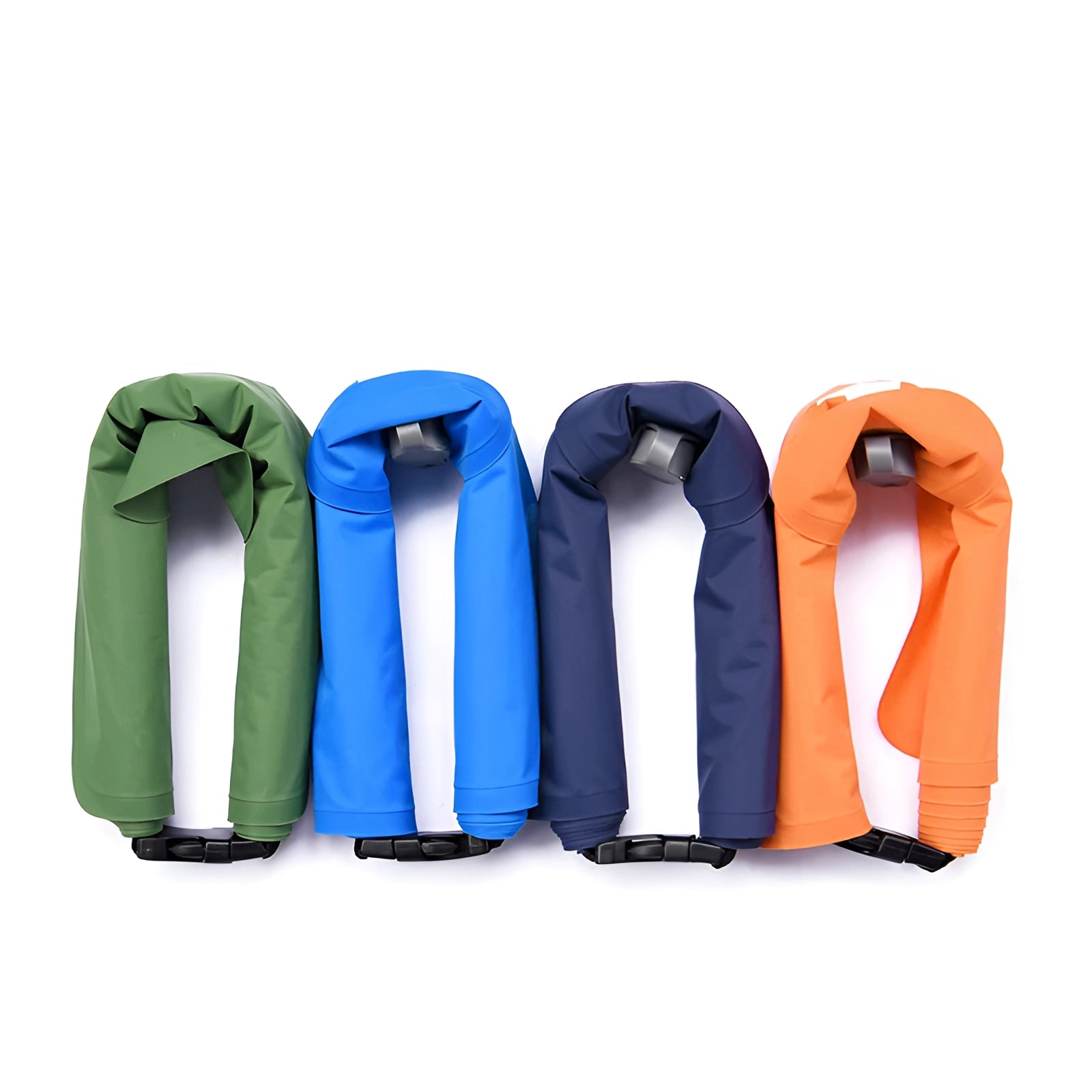 Ultralight inflatable camping pillow by WIDESEA in a compact, ergonomic design featuring an aqua blue color.