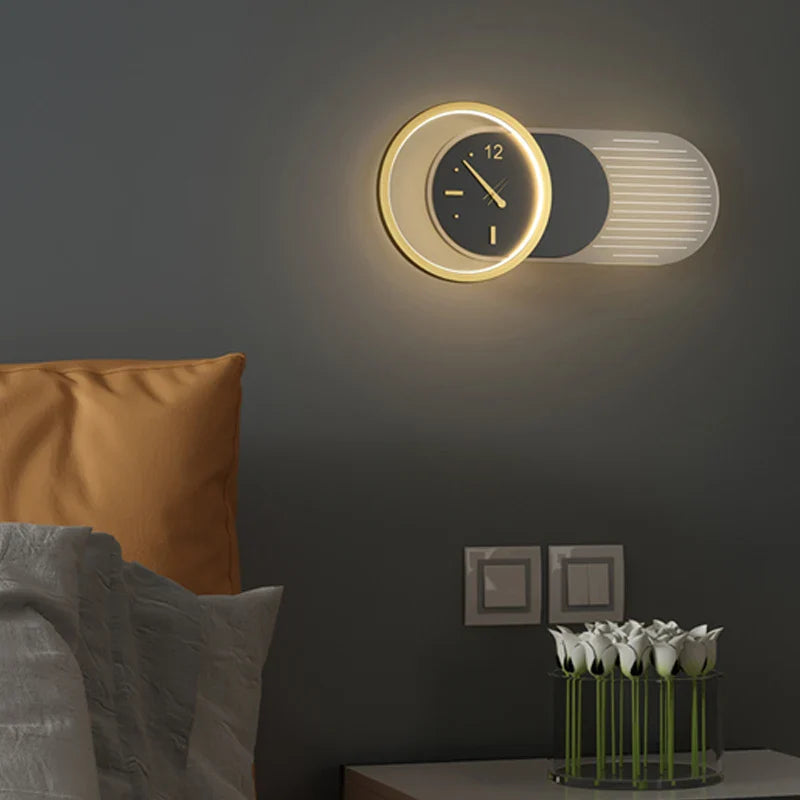 Rovenature Modern Design Lamp with Clock Function