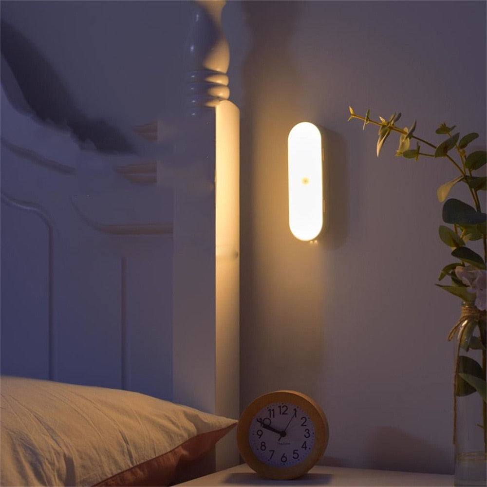 Rovenature USB Rechargeable Wireless Motion Sensor Wall Lamp Light