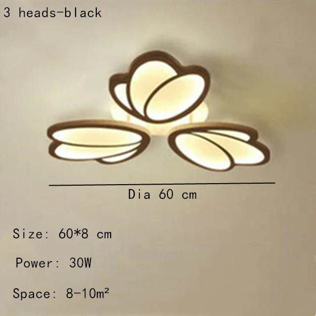 Rovenature Bedroom Ceiling Light LED - Modern Butterfly Design Light