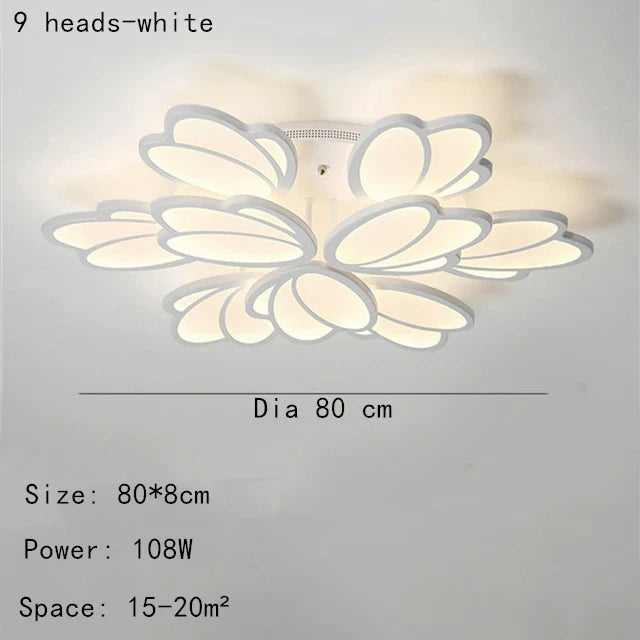 Rovenature Bedroom Ceiling Light LED - Modern Butterfly Design Light