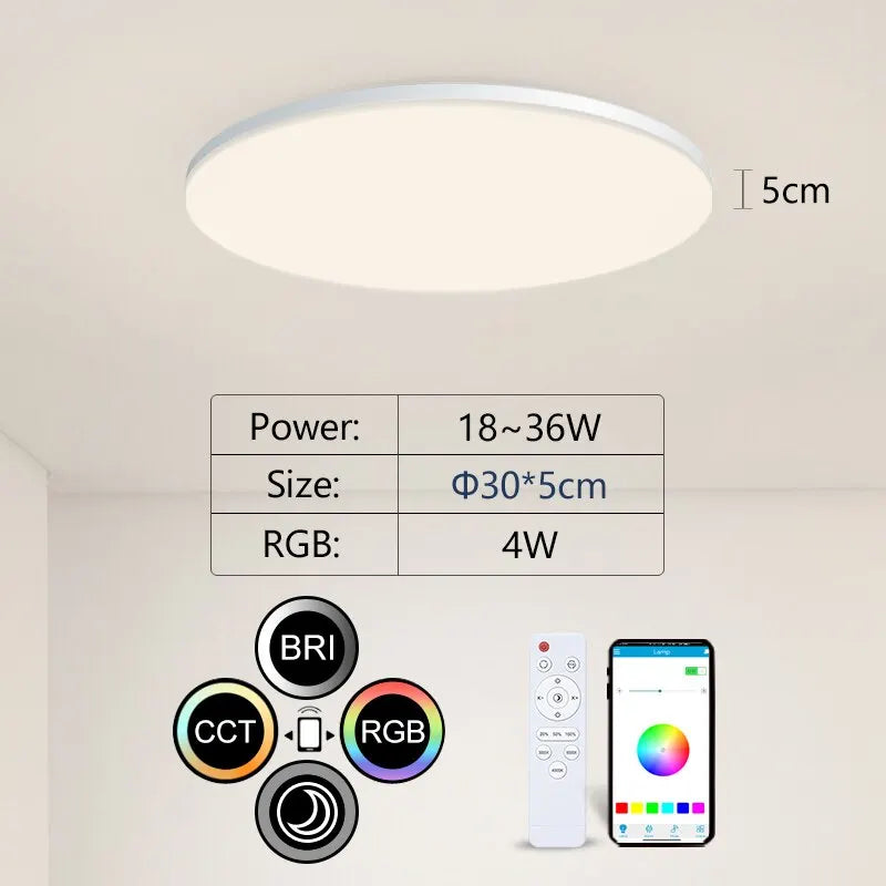 Rovenature Ceiling Light with Remote Control