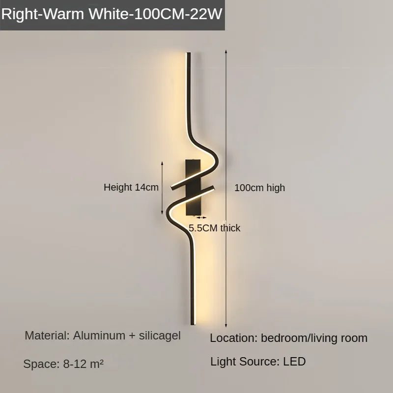 Rovenature Modern Dimmable Wall Lights - Elegant Lighting with Dimmer Function