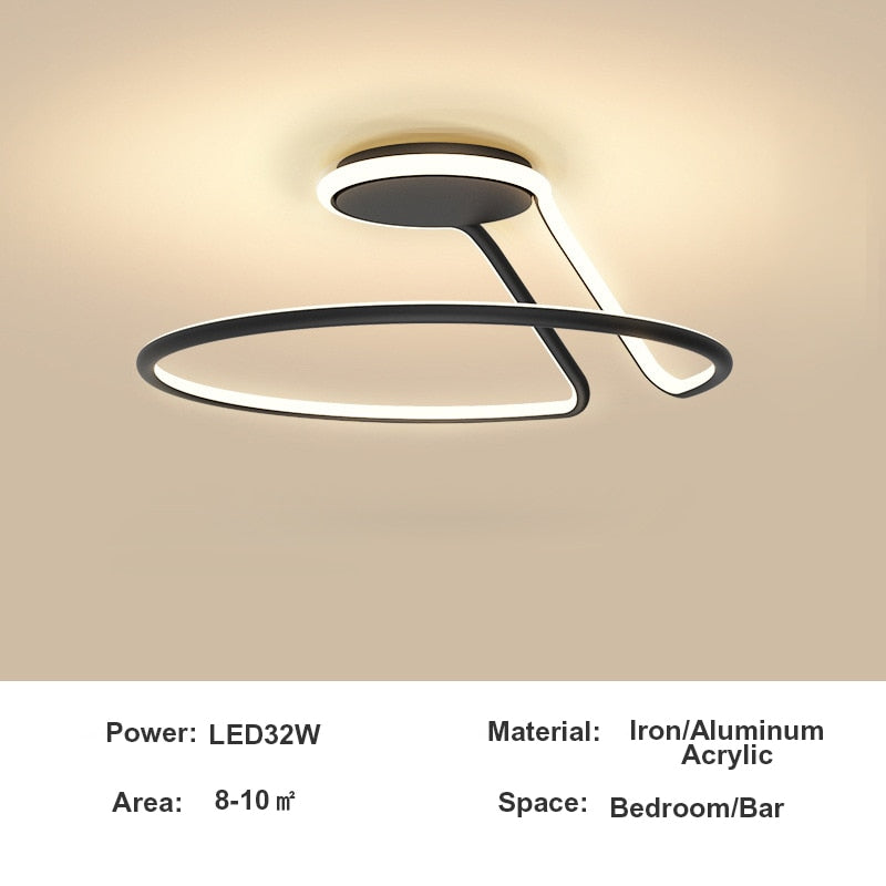 Rovenature Dimmable LED Ceiling Light with Remote Control