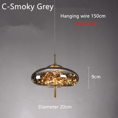 Rovenature Crystal Ceiling Lamp