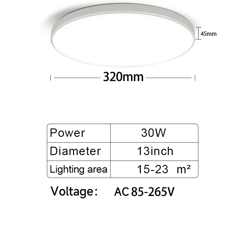 Rovenature Moisture Room Ceiling Light IP44 with HF Motion Sensor