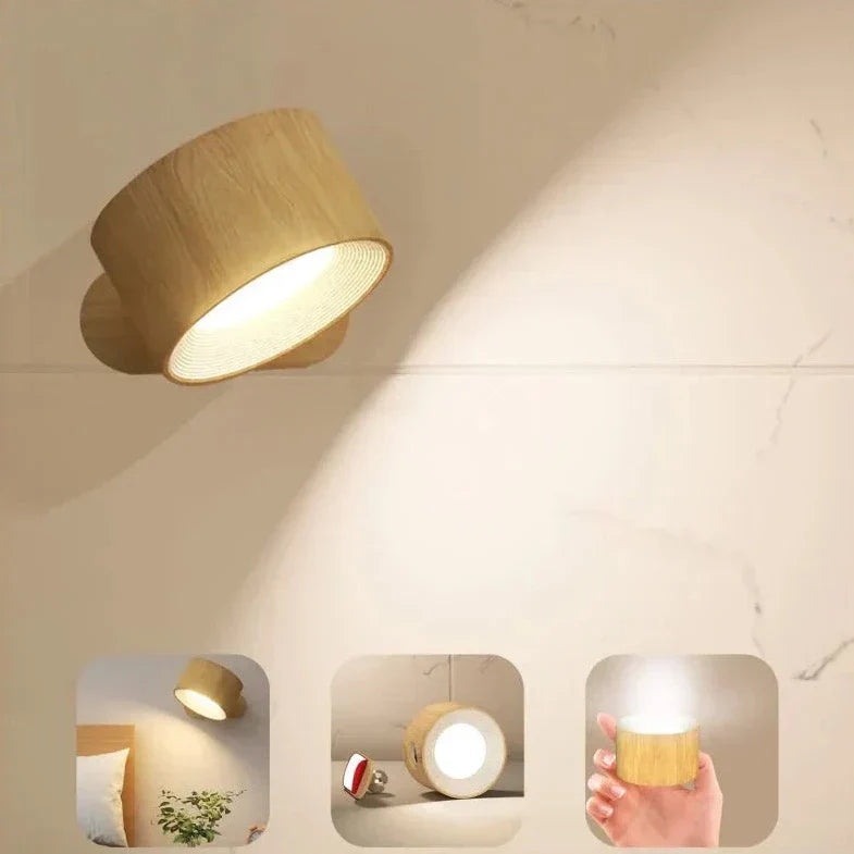 EasyStick Cordless, Dimmable Wall Lamp with 360° Rotation