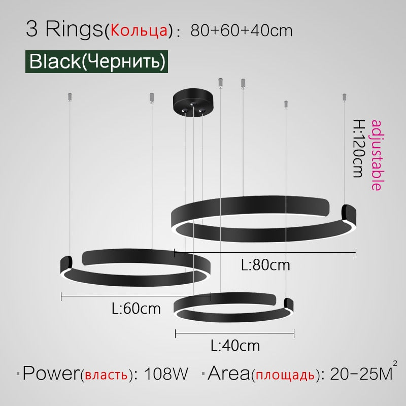 Rovenature Dimmable LED Ceiling Light for Dining Room