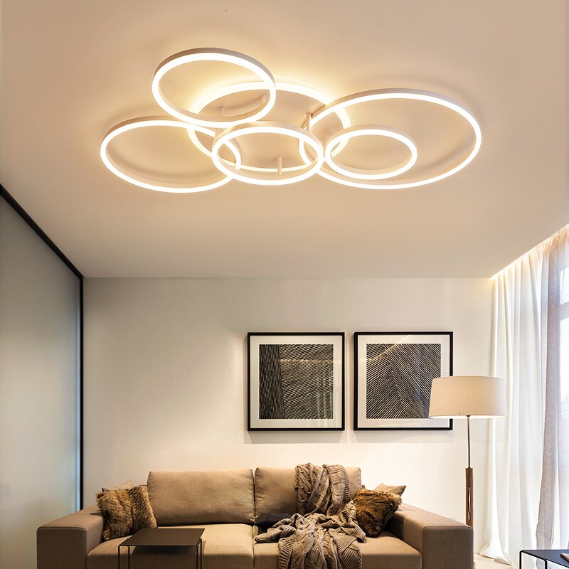 Rovenature Flat Ceiling Lights with Remote Control