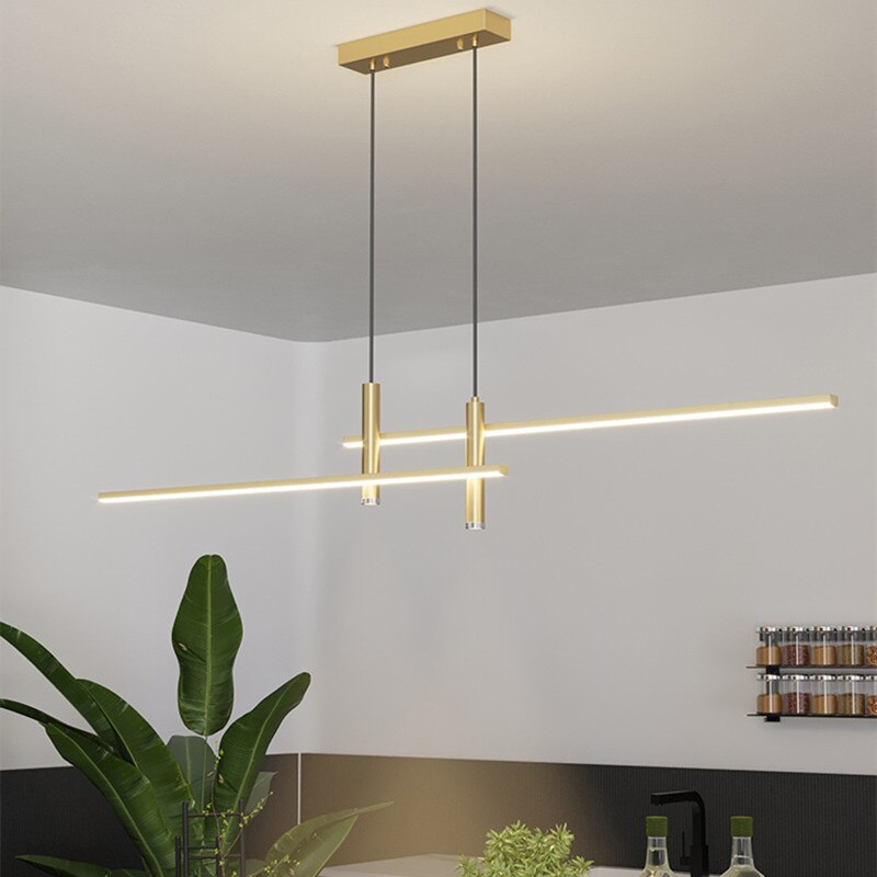 Rovenature Black Golden Ceiling Light