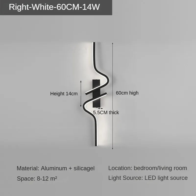 Rovenature Modern Dimmable Wall Lights - Elegant Lighting with Dimmer Function