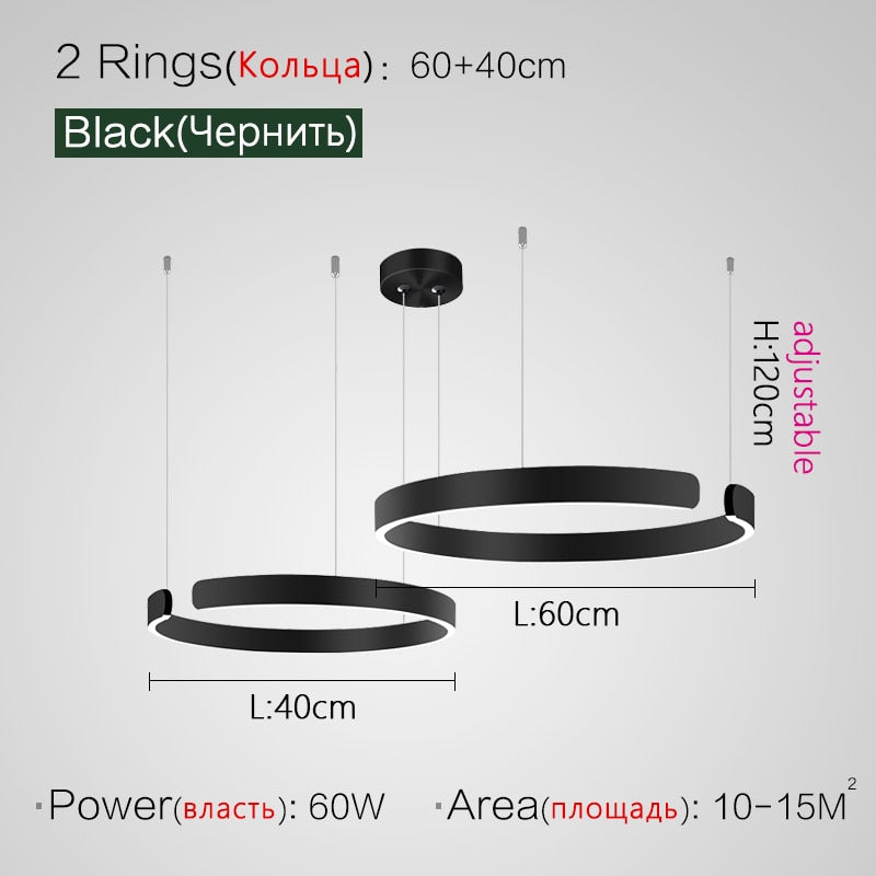 Rovenature Dimmable LED Ceiling Light for Dining Room