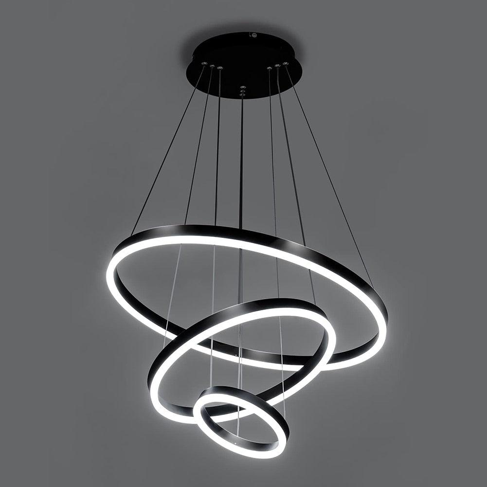 Rovenature Hanging Ceiling Light with Three Circles