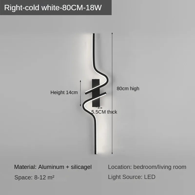 Rovenature Modern Dimmable Wall Lights - Elegant Lighting with Dimmer Function