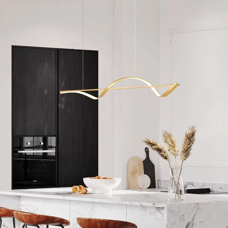 Rovenature Ceiling Light Black Kitchen - Modern LED Lighting for Your Home