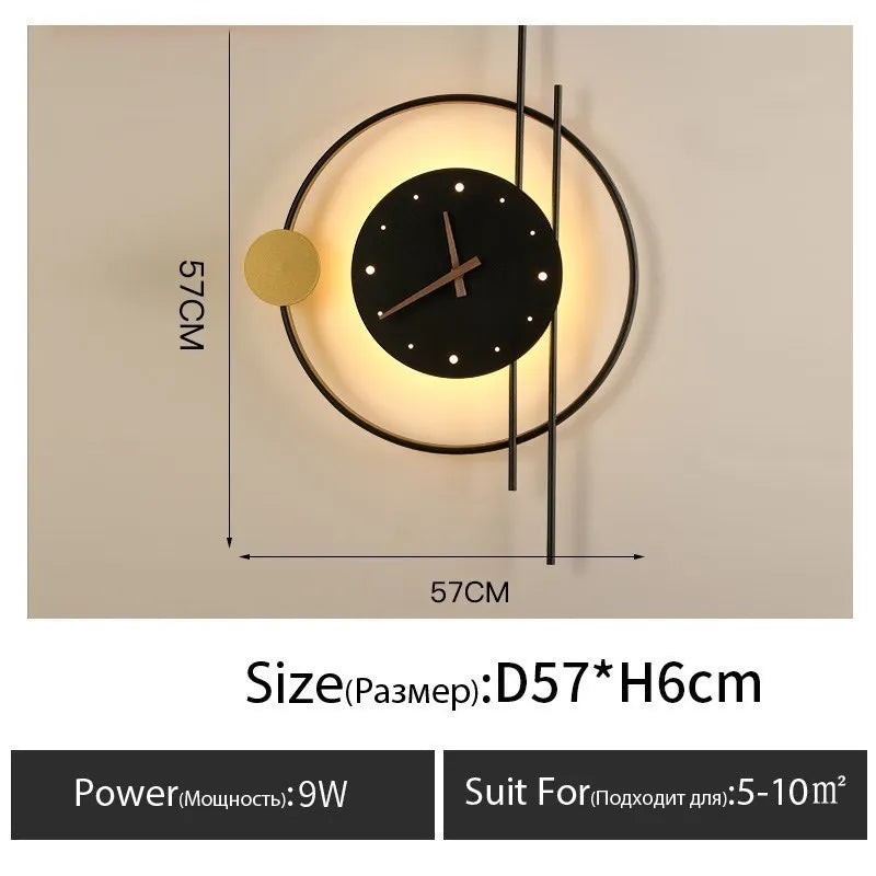 Rovenature Modern Design Lamp with Clock Function