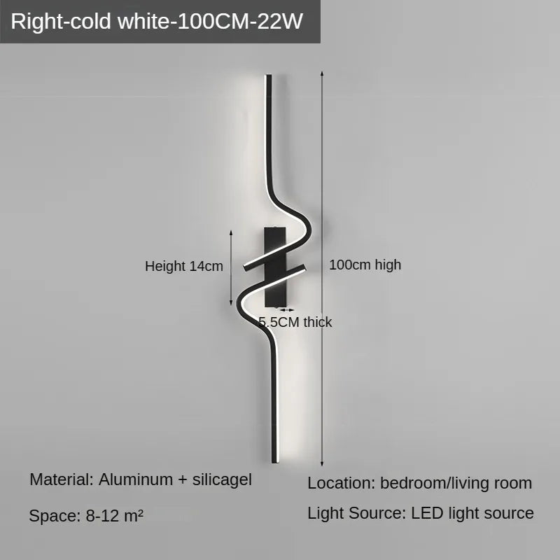 Rovenature Modern Dimmable Wall Lights - Elegant Lighting with Dimmer Function