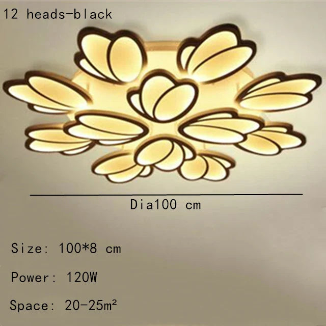 Rovenature Bedroom Ceiling Light LED - Modern Butterfly Design Light