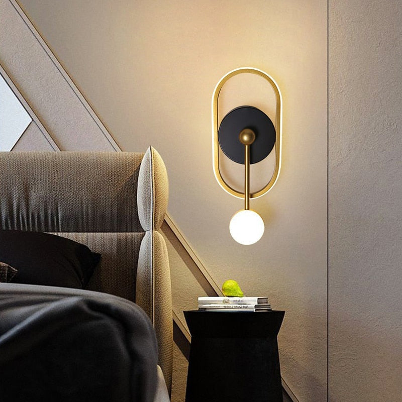 Rovenature Modern Gold Wall Lamp