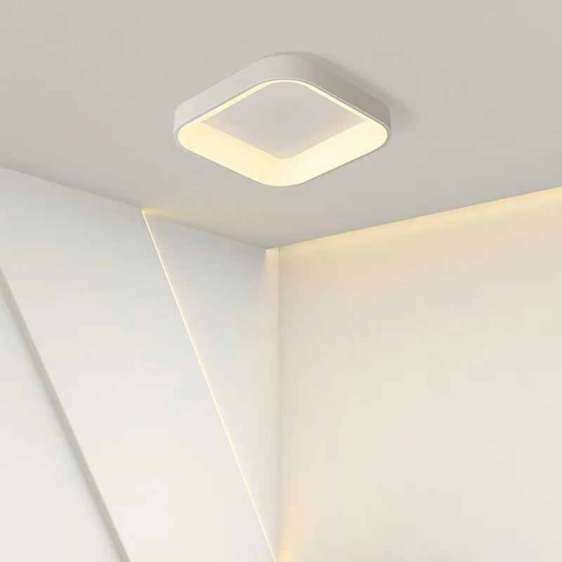 Rovenature LED Bathroom Ceiling Light - Rectangular in Gray, White, or Black