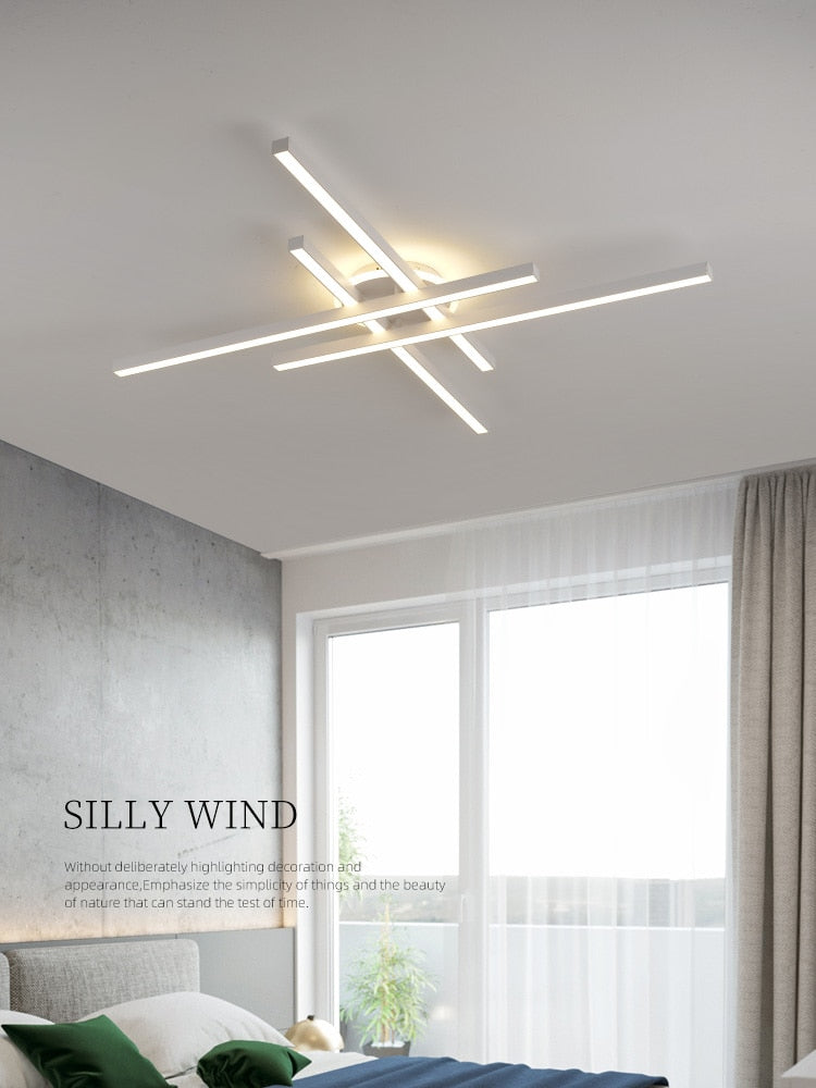 Dimmable Ceiling Light Living Room With Remote Control Rovenature