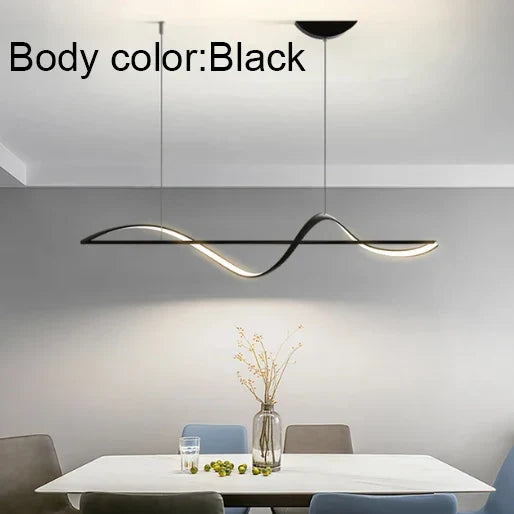 Rovenature Ceiling Light Black Kitchen - Modern LED Lighting for Your Home