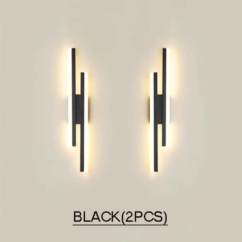 Rovenature - Modern Black Glass Wall Lamp