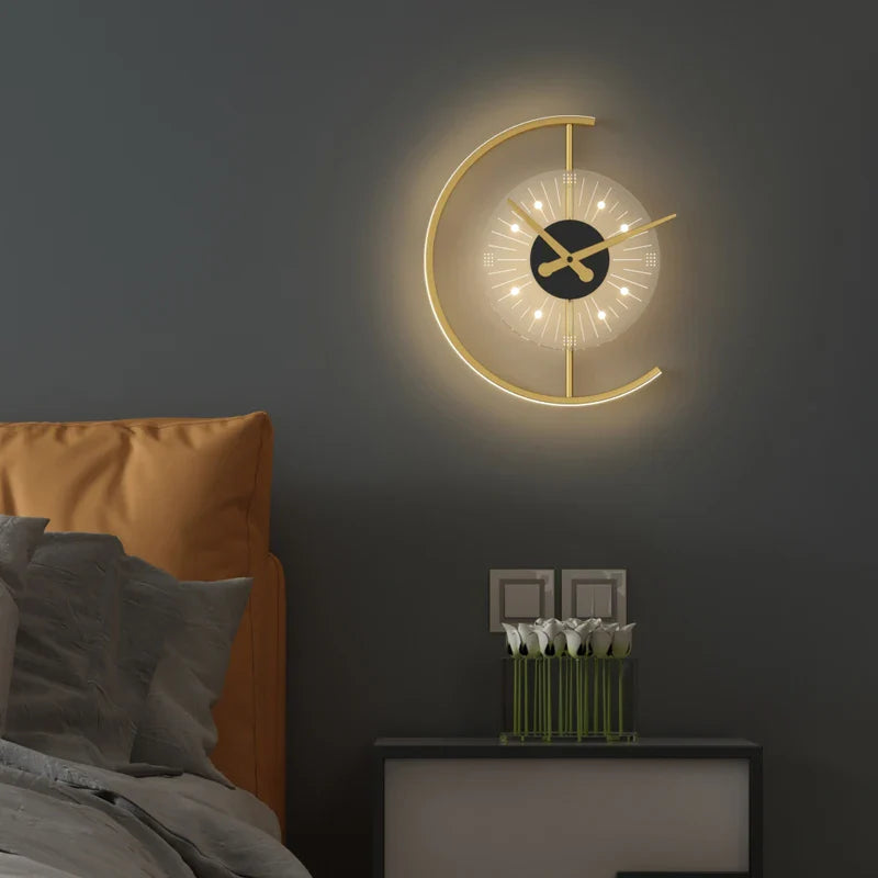 Rovenature Modern Design Lamp with Clock Function