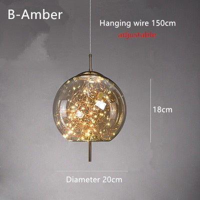 Rovenature Crystal Ceiling Lamp