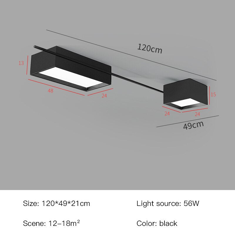 Rovenature Dimmable Ceiling Light with Remote Control