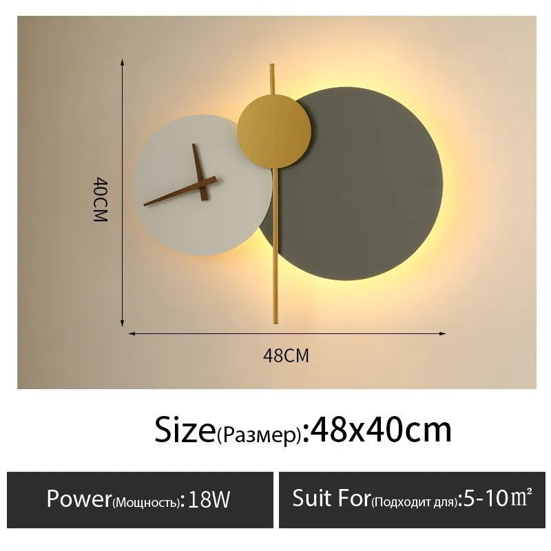 Rovenature Modern Design Lamp with Clock Function