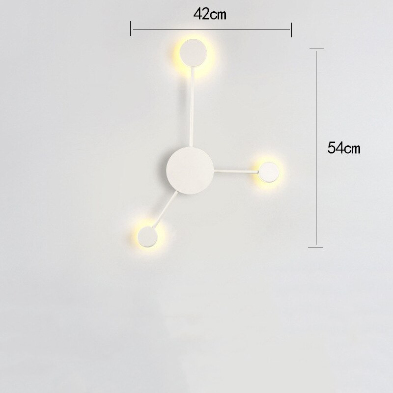 Rovenature Modern Wall Lamps Living Room Design Spider Web