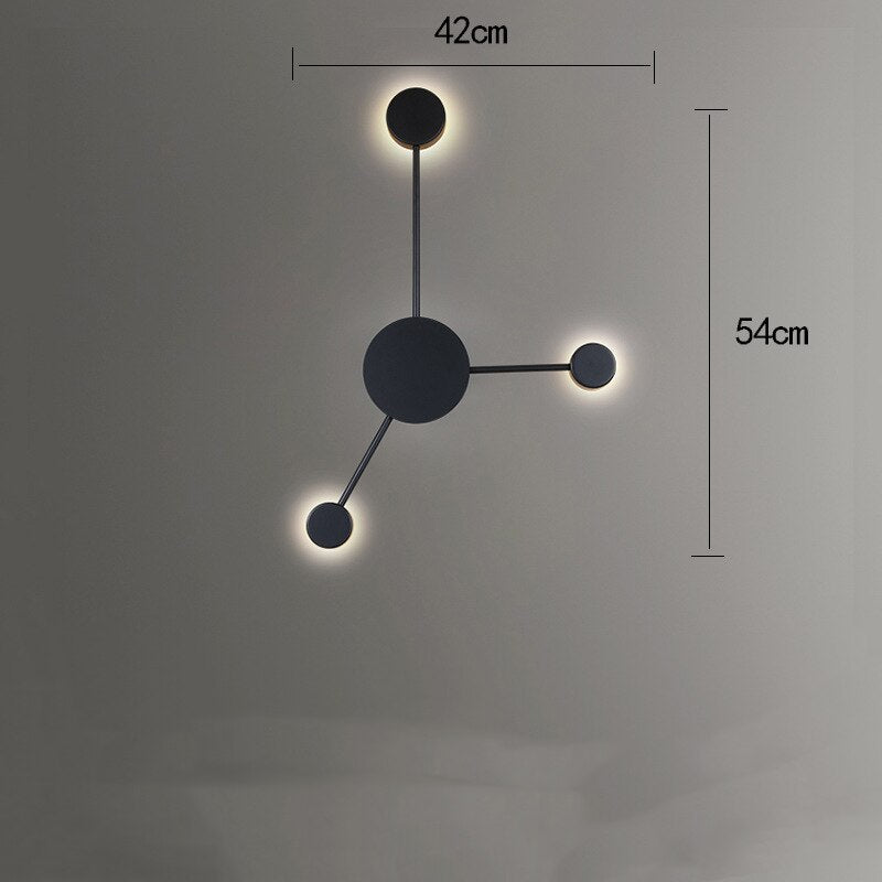 Rovenature Modern Wall Lamps Living Room Design Spider Web