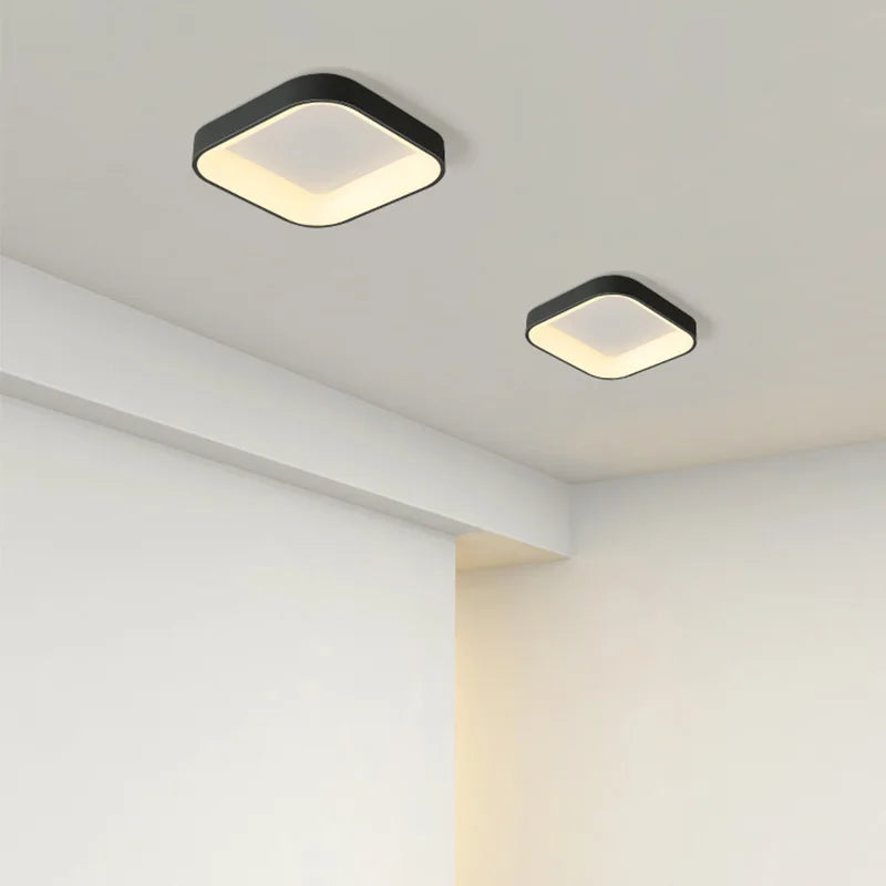 Rovenature LED Bathroom Ceiling Light - Rectangular in Gray, White, or Black