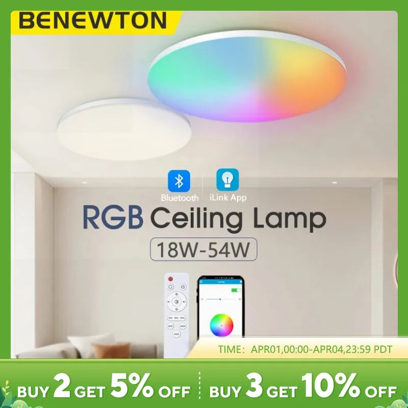 Rovenature Ceiling Light with Remote Control