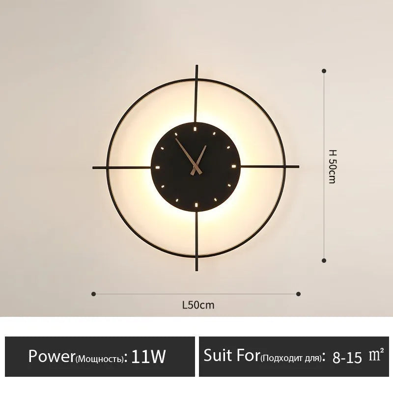 Rovenature Modern Design Lamp with Clock Function