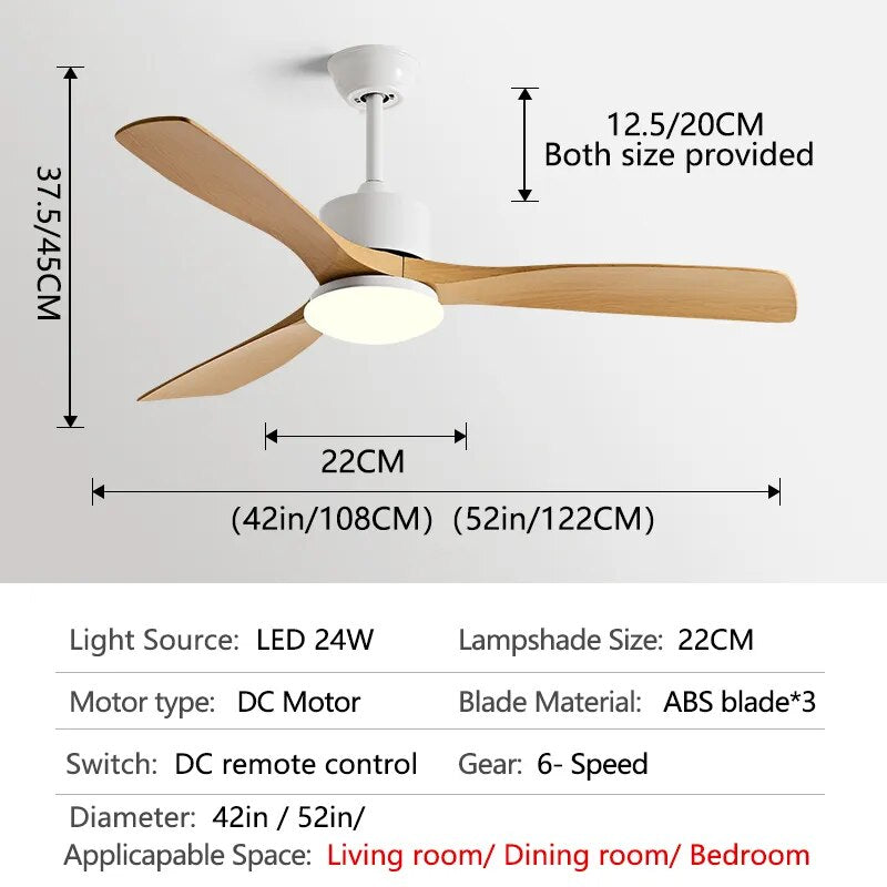 Rovenature Ceiling Light with Fan – Elegant Lighting and Practical Cooling for Your Living Room