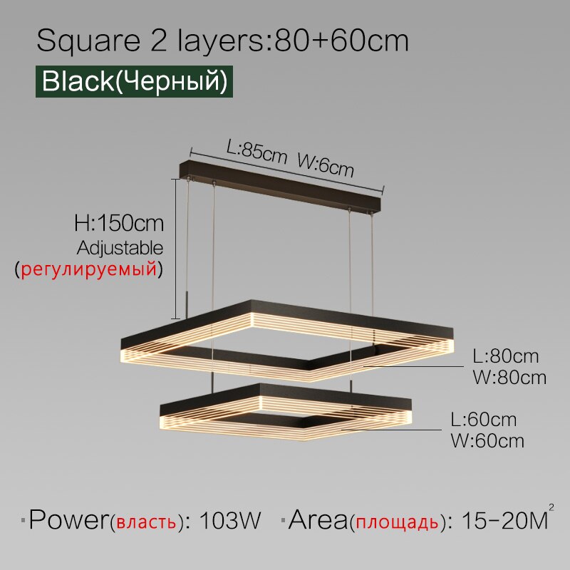 Rovenature Ceiling Light Living Room - Stylish Pendant Lamp for Your Home