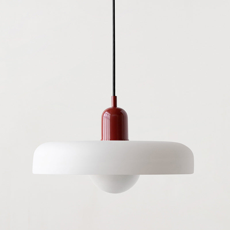 Rovenature Colored Glass Bauhaus Pendant Light