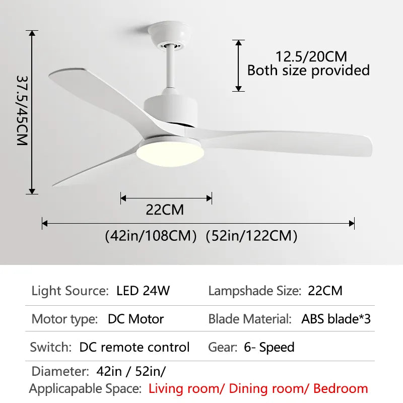 Rovenature Ceiling Light with Fan – Elegant Lighting and Practical Cooling for Your Living Room