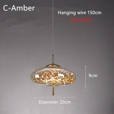 Rovenature Crystal Ceiling Lamp