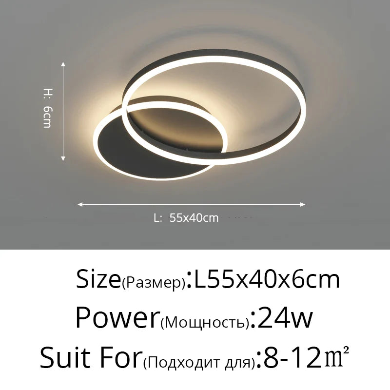 Rovenature Modern LED Ceiling Light