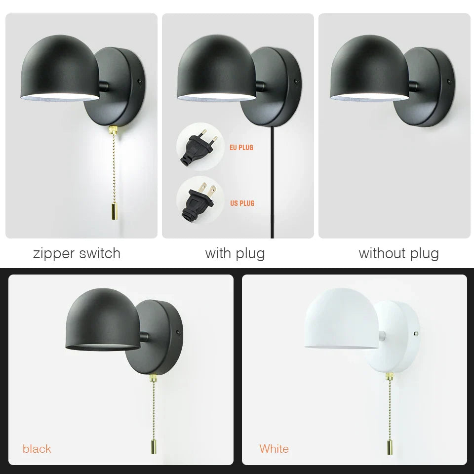 Modern Rovenature Wall Lamp with Switch