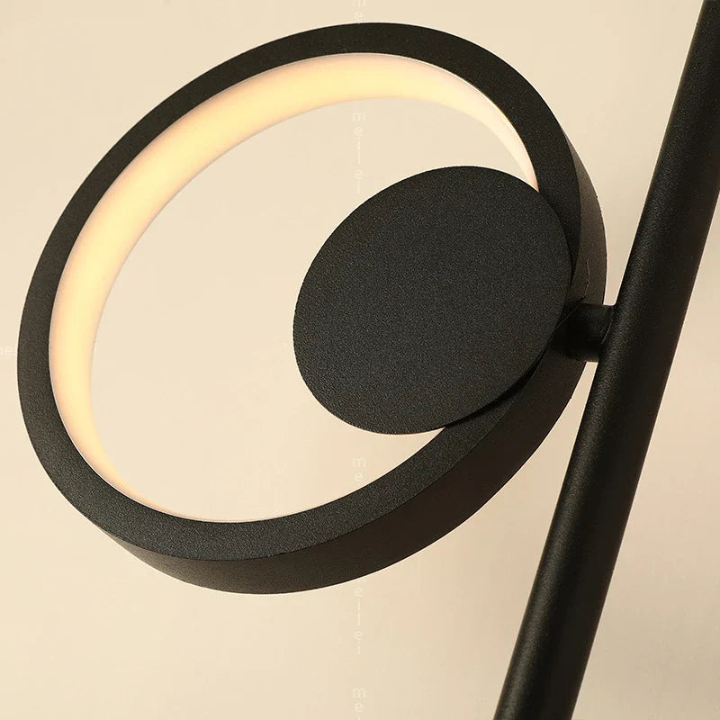 Rovenature Black Wall Lamp Modern Bedroom