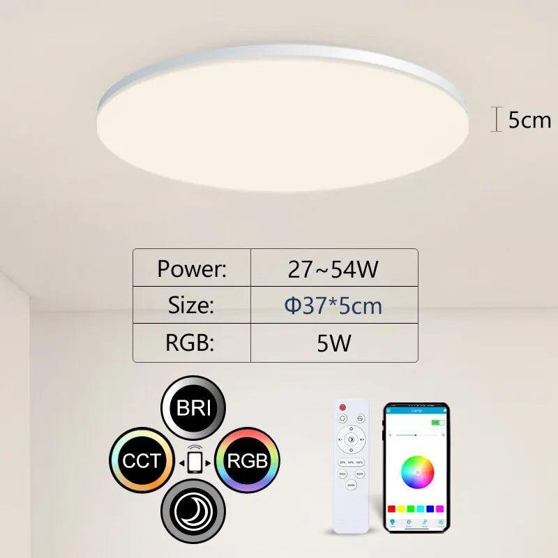 Rovenature Ceiling Light with Remote Control