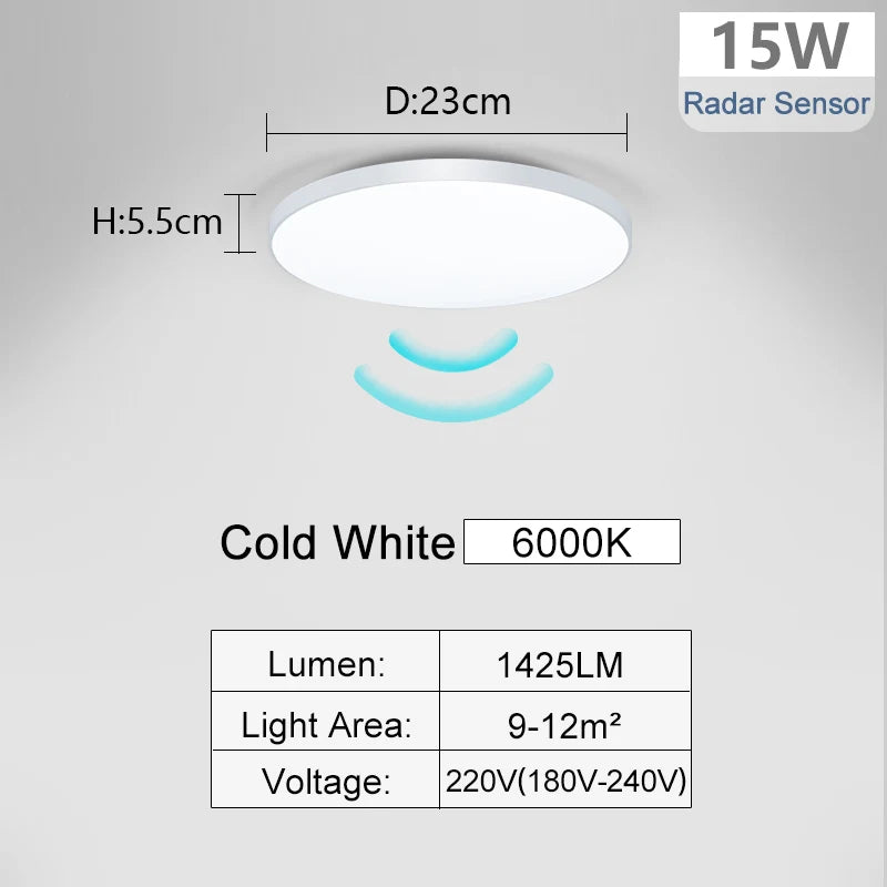 Rovenature Ceiling Lights with Motion Sensor LED Hallway