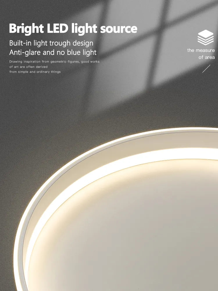 Rovenature Flat Round Ceiling Light - Modern, Flat, Round Lighting for Stylish Ambiance