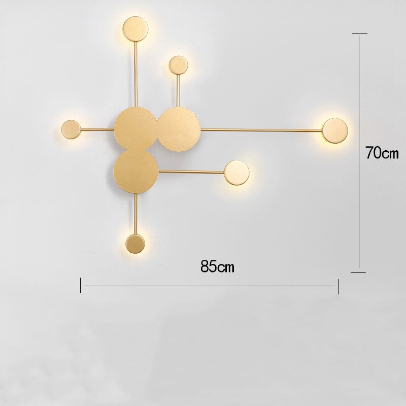 Rovenature Modern Wall Lamps Living Room Design Spider Web