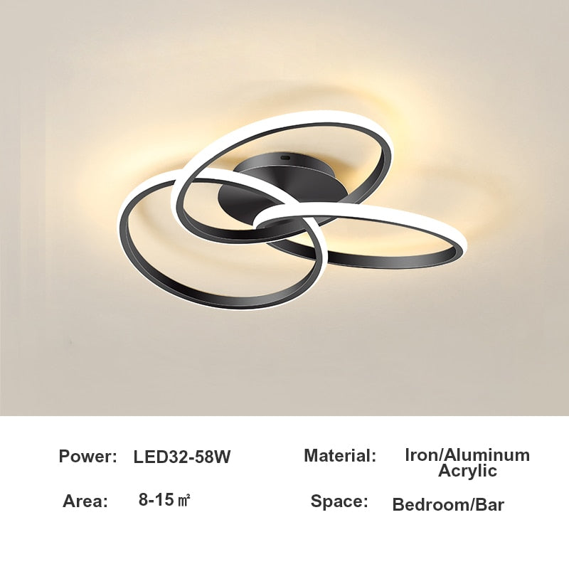 Rovenature Dimmable LED Ceiling Light with Remote Control