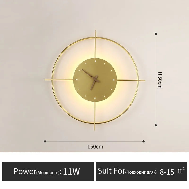 Rovenature Modern Design Lamp with Clock Function